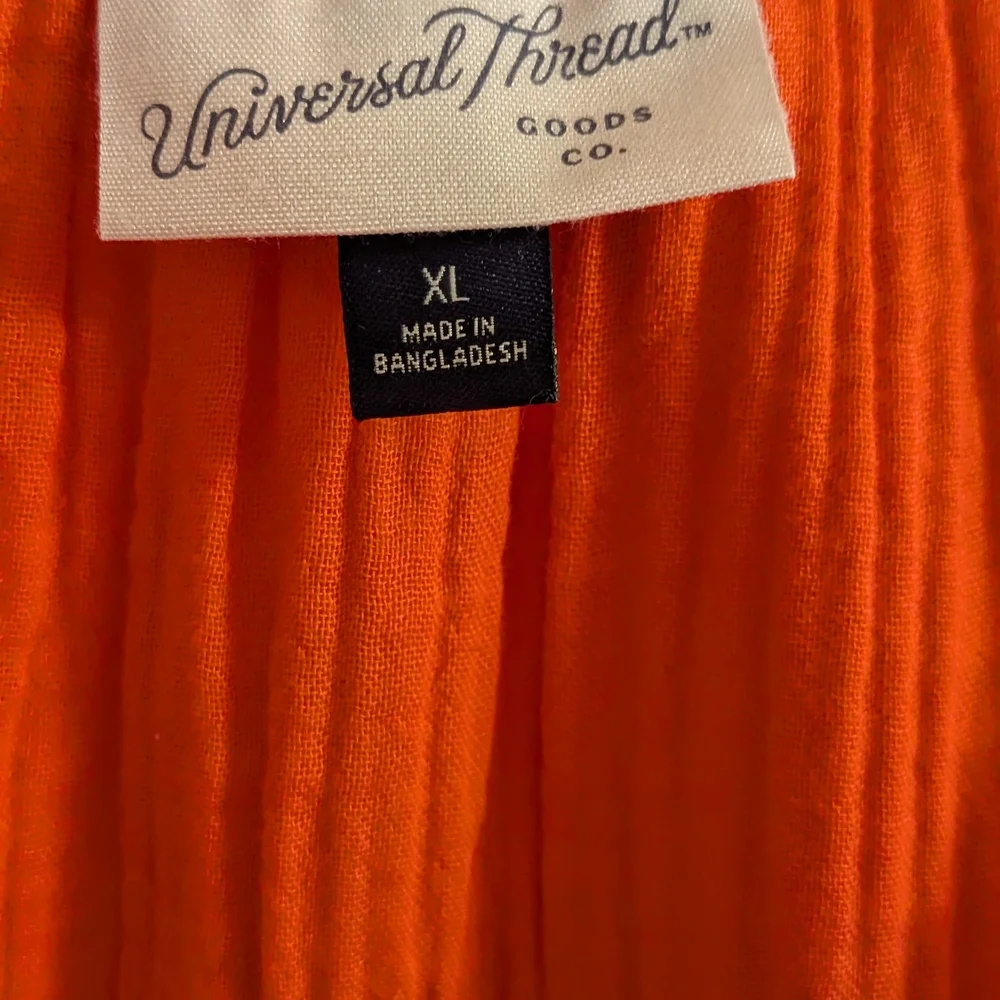 Universal Thread Orange Sleeveless Sundress - Picture 2 of 4